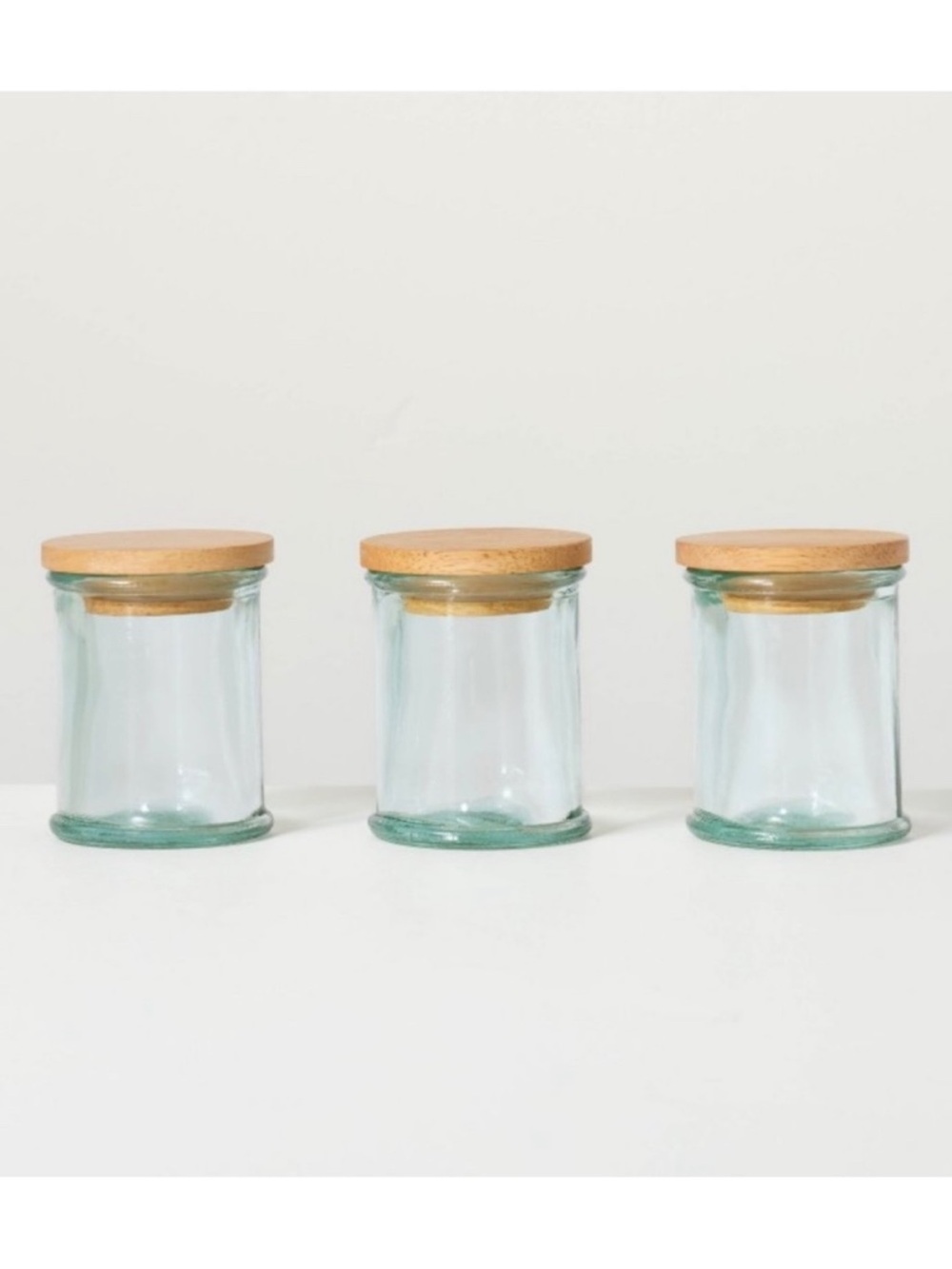 Set of 3 Recycled Glass Spice Containers - Hearth & Hand Magnolia